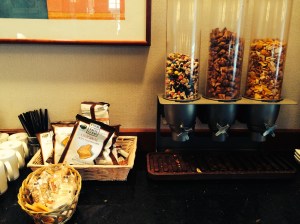 Airport lounge snacks